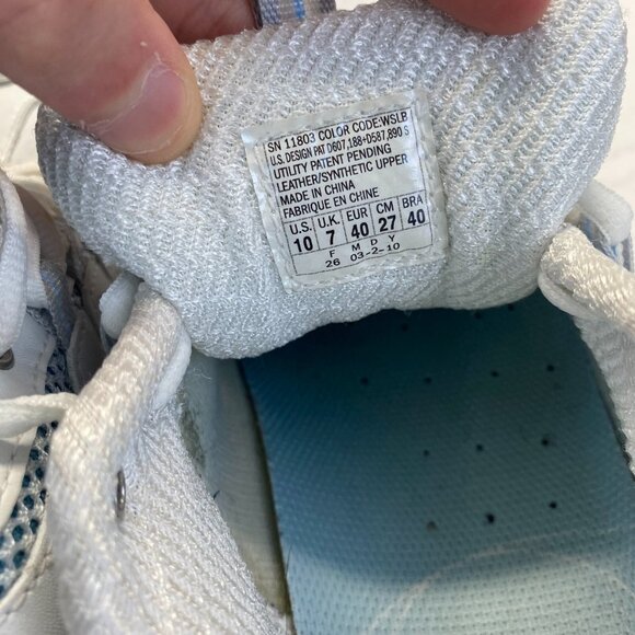 Sketchers‎ Shape Ups Women's White/Blue Toning Walking Sneakers 11803 Size 10 - Picture 6 of 16